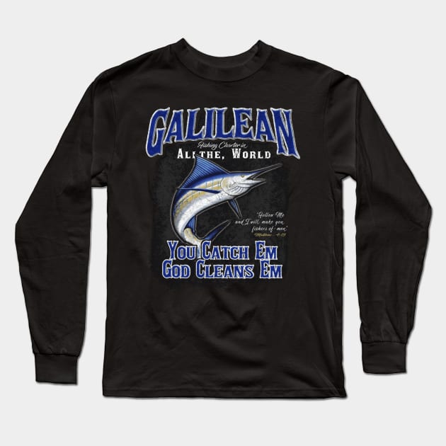 The Galilean Long Sleeve T-Shirt by PacPrintwear8